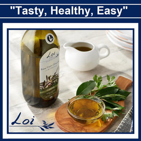 33.8 Oz. Loi Ladi - Extra Virgin Olive Oil from Crete, Greece by Chef Maria Loi, Authentic and Unfiltered - Fl.