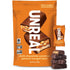 UNREAL Dark Chocolate Caramel Peanut Nougat Bars (1 Bag), 70% Organic Ingredients,