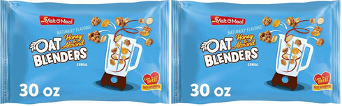 Malt-O-Meal Honey and Oat Blenders with Almonds Breakfast Cereal, Family Size Bulk