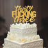 Thirty Three Happy Birthday Cake Toppers - 33rd Birthday Cake Decorations for 33 Years Old Anniversary Party