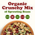 3 Food to Live Organic Crunchy Mix of Sprouting Beans, Pounds - Non-GMO, Kosher, Non-Irradiated, Vegan, Raw, Dried