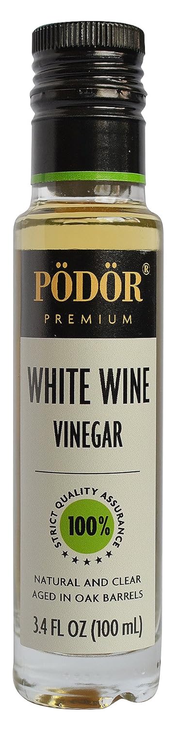 PDR Premium White Wine Vinegar - 3.4 fl. Oz. - 100% Natural,