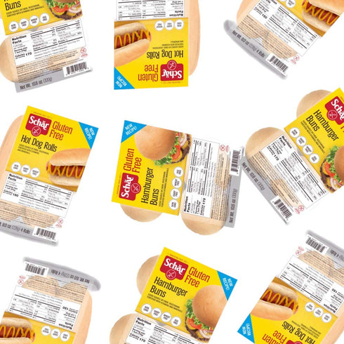 8 Schar Gluten Free Hot Dog and Hamburger Bun Combo | Total Buns