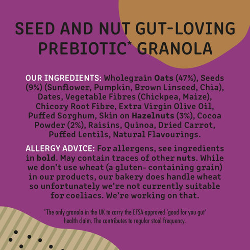 BIO&ME 360 Gut Loving Cocoa and Coconut Granola, GR