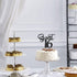 Black Glitter Sweet 16 Cake Topper, Happy 16th Birthday Decor, Cheers to 16 Years, 16th Wedding Anniversary Supplies