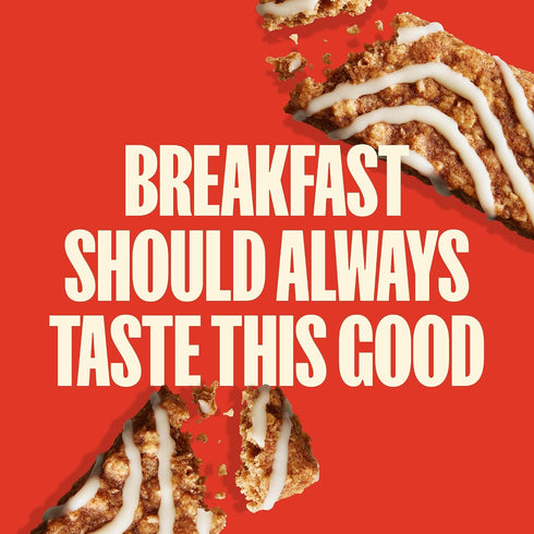 1.06 Oz (30 Count) MadeGood Mornings Soft Baked Breakfast Bars, Cinnamon Bun Gluten Free Snacks