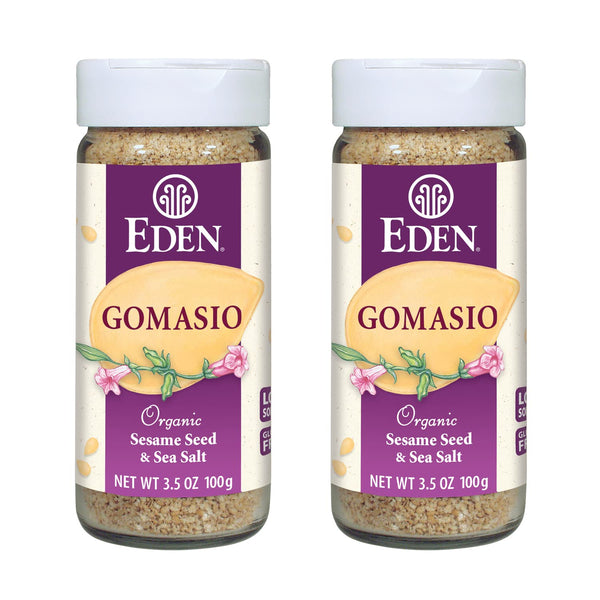 Eden Organic Gomasio, Sesame Seeds and Sea Salt, Umami, Traditional, Furikake, Seasoning,