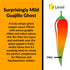 6 Pack Surprisingly Mild Guajillo Ghost Tex-Mex Hot Sauce and Marinade by Fat Cat Gourmet - Savory Smoky Flavor - Mild