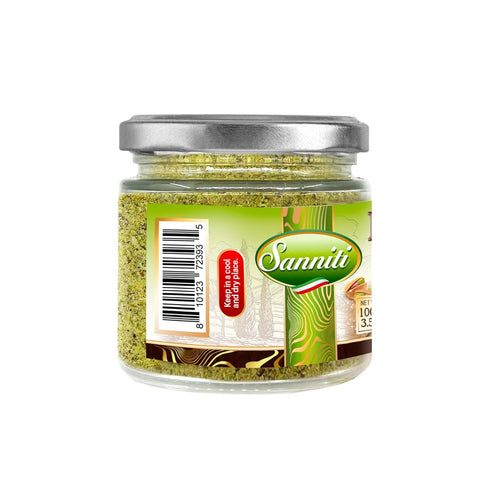 3.5 oz 100% Sanniti Pistachio Flour, Fine Pistachio Blend for Baking & Cooking Pure Pistachios Product of Italy