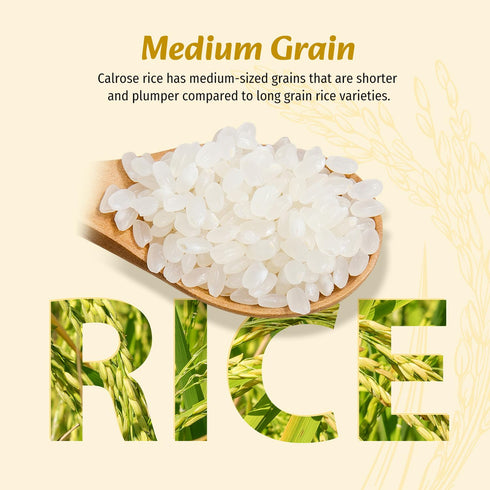 2 (32 Soeos Sushi Rice, Medium Grain Rice, Sticky Rice for Sushi Rolls and Japanese Food, Pound Ounce)