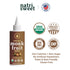 100% 2 oz Organic Monk Fruit Liquid Sweetener Drops, Pure Extract, Zero Sugar & No Erythritol, Original Flavor Liquid