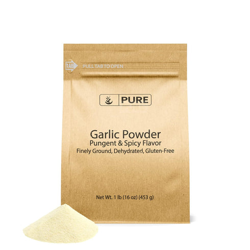 1 lb Pure Original Ingredients Parsley Flakes, Oregano Leaf Flakes, and Garlic Powder Bundle, Each, Pantry Staples