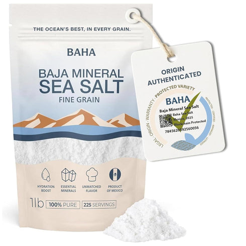 BAHA - Baja Mineral Sea Salt | Fine Grain Baha Mineral Salt