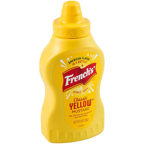 8 oz (12 pack) French's Classic Yellow Mustard Squeeze Bottle