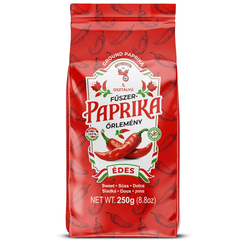 Hungarian Sweet Paprika (8.8oz/250g) Imported from Hungary, Gourmet Quality, Mild and Rich