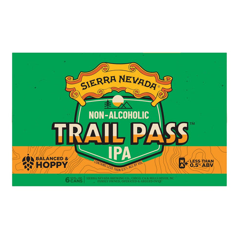 SIERRA NEVADA 6 Pack, 12 Oz , Non-Alcoholic IPA, Fl Cans