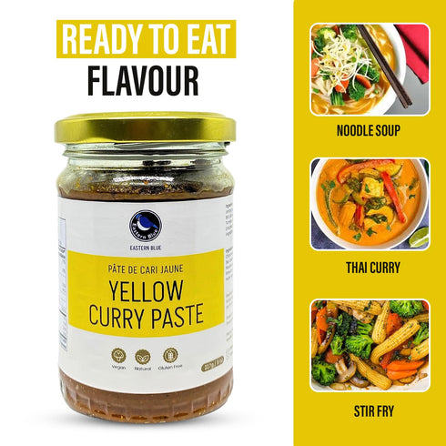 Eastern Blue 8oz 227g Thai Curry Paste - Thai Green Curry Paste & Thai Yellow Curry Paste Each | Ready to Eat Authentic