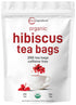Organic Hibiscus Tea Bags, 200 Count | Premium Source from Hibiscus Flowers
