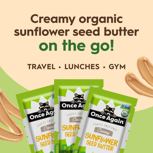 Packets Packets Packs 1.15 Packs, 10 Count Once Again Organic Sunflower Butter - Individual Sunflower Butter
