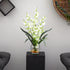 Dancing Lady Orchid Silk Flower Arrangement - Elegant Decor
