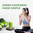 100% 2.43 oz eHerbal Freeze Dried Kale Powder Powder Superfood Non-GMO, Nutrient-Rich Greens for Smoothies, Juices