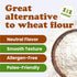 3 Food to Live Organic Tapioca Flour, Pounds Non-GMO Finely Ground Tapioca Starch. Wheat and Rice Flour Substitute. All