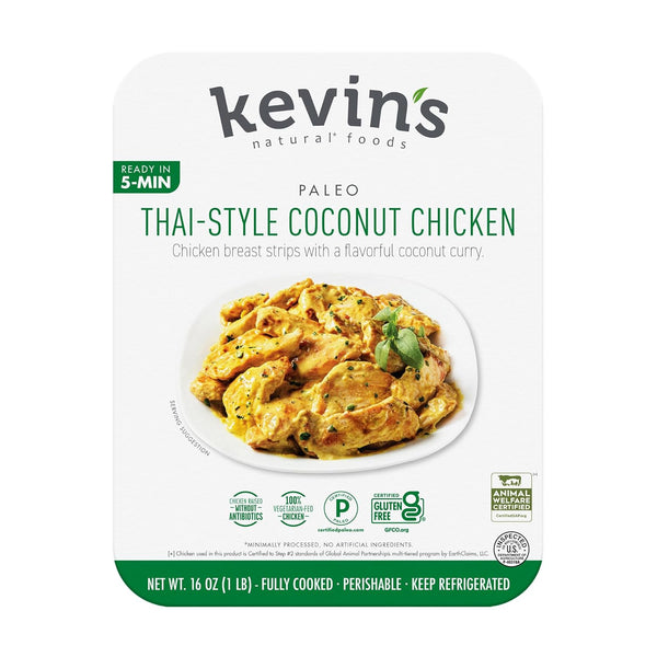 Kevins Natural Foods, Thai-Style Coconut Chicken Entree, 16 Ounces
