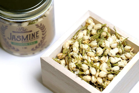 USTCM 100% (1oz) Jasmine Flower Tea Fragrant Whole Jasmine Flowers Natural