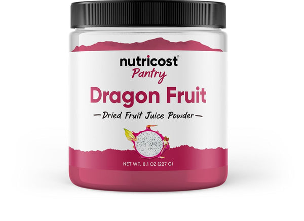Nutricost Pantry Dragon Fruit Powder (8 oz) - Pitaya, Dried Dragon Fruit
