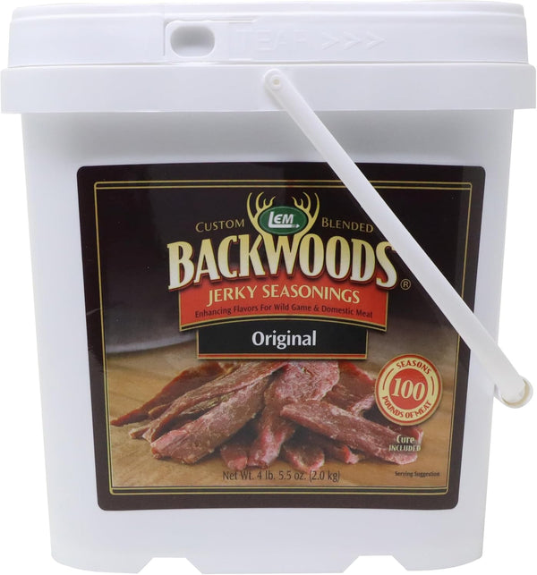 LEM Products Backwoods Original Jerky Seasoning, Ideal for Wild Game and Domestic