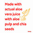 16.9 (Pack 6) 2 2 2 Iberia Aloe Vera Drink with Aloe Pulp and Chia Seeds Ounce of X Watermelon & Acai, x Mango, x