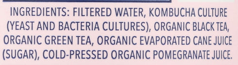 16Fz 16 Oz Health Ade, Kombucha Pomegranate Organic, Fl