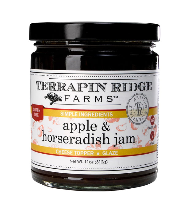 Terrapin Ridge Farms Apple Horseradish Jam Sweet & Spicy Jam for Meats,