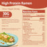 10-Pack (30g) 8 PackLow Konjac Jelly Pouch Drinkable Strawberry Flavor and High Protein Ramen Noodles Plain, Fat