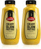Haddar Dijon Mustard 12oz (2 Pack) | Creamy & Smooth Sandwich Spread,