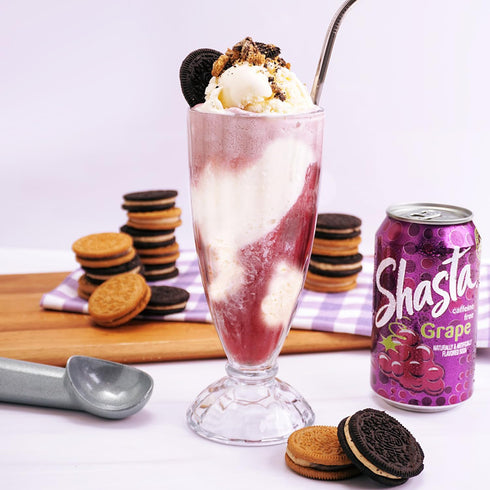 12-Pack 12oz Shasta Grape | of Cans | Bold Purple Grape Flavor | Sweet & Fruity | Caffeine-Free