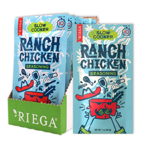 Riega Ranch Chicken Seasoning Blend, Dry Spice Mix for Slow Cooker, 1