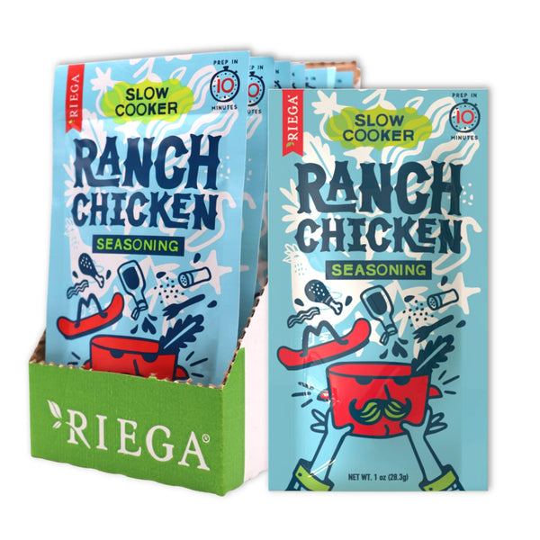 Riega Ranch Chicken Seasoning Blend, Dry Spice Mix for Slow Cooker, 1