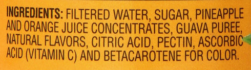10 Oz (Pack 12) Langers Juice Cocktail, Pineapple Orange Guava, Fl