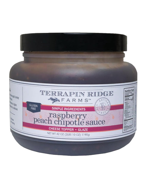 Terrapin Ridge Farms Raspberry Peach Chipotle Sauce Sweet & Smoky BBQ Glaze