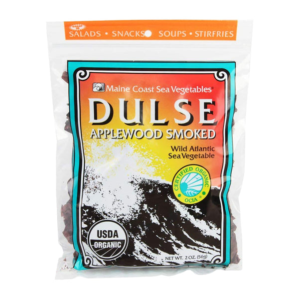 Maine Coast Sea Vegetables Organic Smoked Dulse Whole Leaf Bag | Nutritious