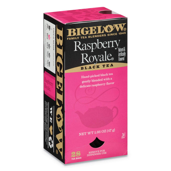 Bigelow Raspberry Black Tea, 0.34 lbs, 28/Box