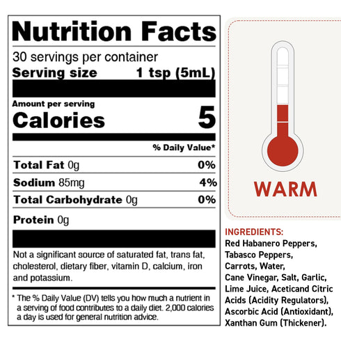5oz (Pack 1) Dave's Gourmet Crazy Caribbean Hot Sauce - Habanero & Tabasco Pepper Blend - Great for Wings, Seafood