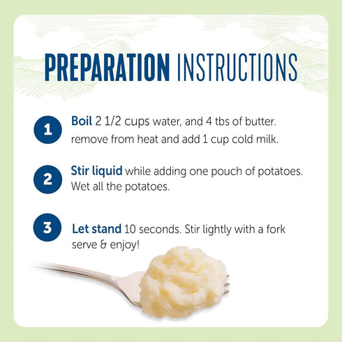 3.2 lbs (Pack 8) Honest Earth Creamy Mash Potatoes