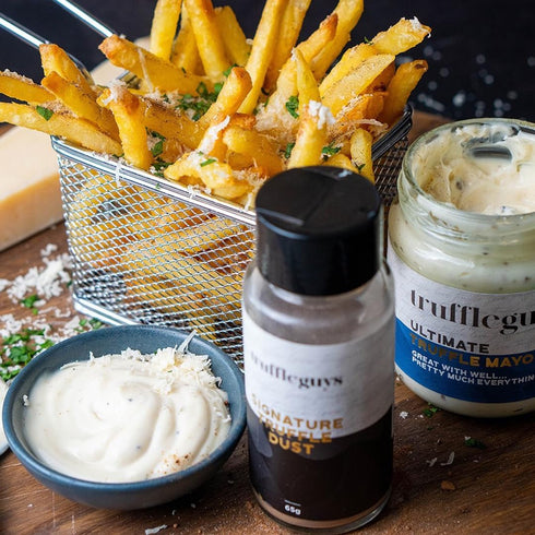 Truffle Guys Ultimate Truffle Mayo, Black Truffle Condiment, Luxury Dipping Sauce, Genuine Black Truffles