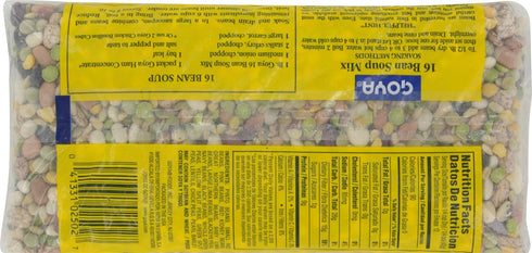 Goya Guava Paste 16 1 14 oz, 1 Goya Bean Soup Mix No. Grade, bag
