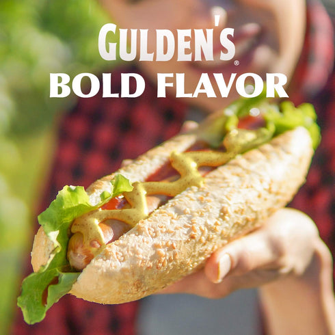 Gulden's 2/24 oz (pack 2) spicy brown mustard