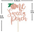 Mis Quince 1st One Sweet Peach Cake Topper, Sweet as a Peach, Birthday Cake Topper, Peach Baby Shower Birthday Party