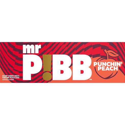 12oz 12pk Mr Pibb Punchin' Peach