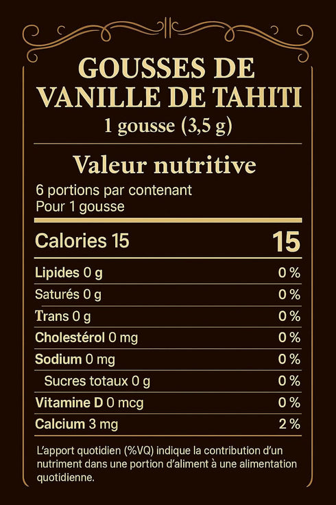 12 12-Pack Large Tahitian Vanilla Beans - Vacuum Sealed Grade A Vanilla Pods - Rich, Creamy Flavor & Aroma